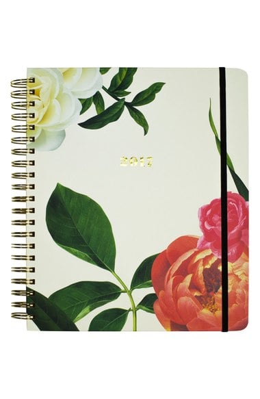 kate spade new york oversize 17-month 2017 agenda gold dot 2016 2017 17 Month Agendas for High School and College Students