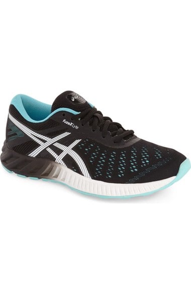 ASICS® 'FuzeX Lyte' Running Shoe (Women) Onyx White 2016 Nordstrom anniversary sale