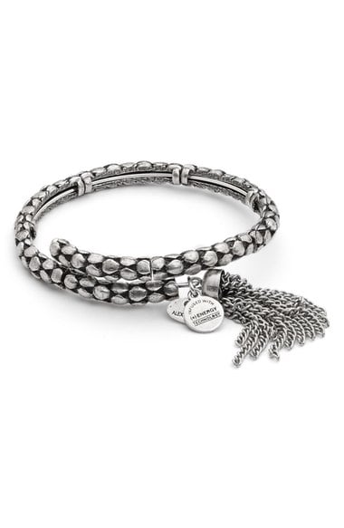 Alex and Ani Tassel Coil Bracelet (Nordstrom Exclusive) Silver Nordstrom anniversary sale women's jewelry