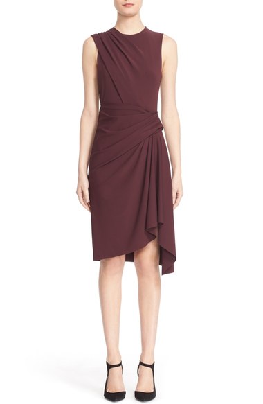 Alexander Wang Sleeveless Draped Jersey Dress Balsamic Bordeaux Nordstrom anniversary sale women's dresses