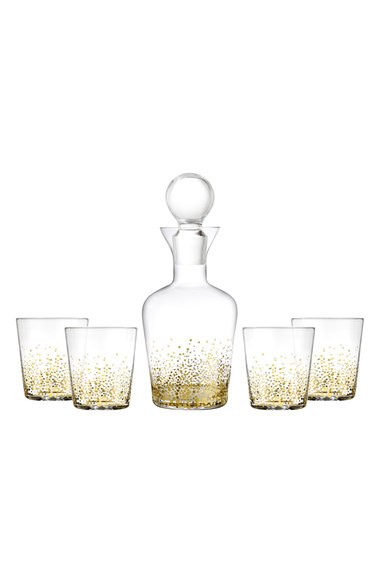 American Atelier 'Lustre' 5-Piece Decanter Set Gold 2016 Nordstrom anniversary sale home