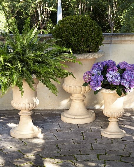 Andros Small Traditional Urn Planter Horchow outdoor furniture sale