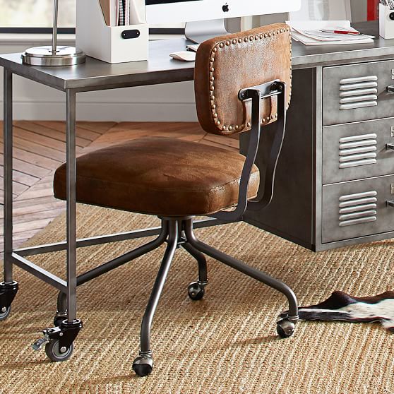 Architect's Task Chair Nailhead Trim Pottery Barn Teen study and save sale