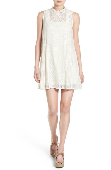 As U Wish Lace Shift Dress Ivory Nordstrom anniversary sale women's dresses