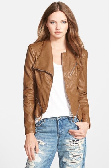 BLANKNYC Faux Leather Jacket Brown Nordstrom anniversary sale women's jackets