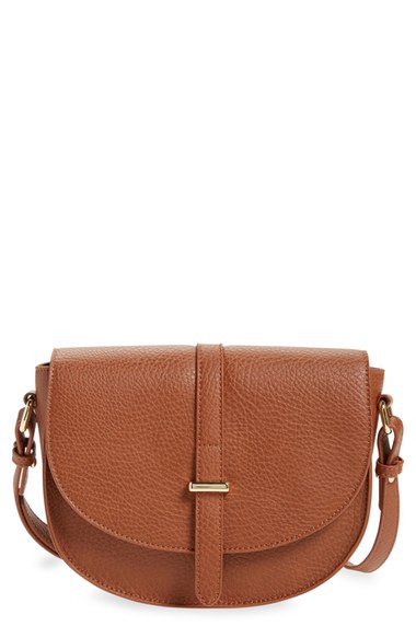 BP. Faux Leather Saddle Crossbody Bag Cognac Nordstrom anniversary sale handbags women 