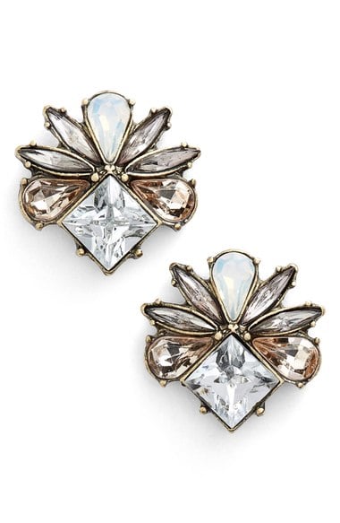 BaubleBar 'Tundra' Stud Earrings Antique Gold Nordstrom anniversary sale women's jewelry 