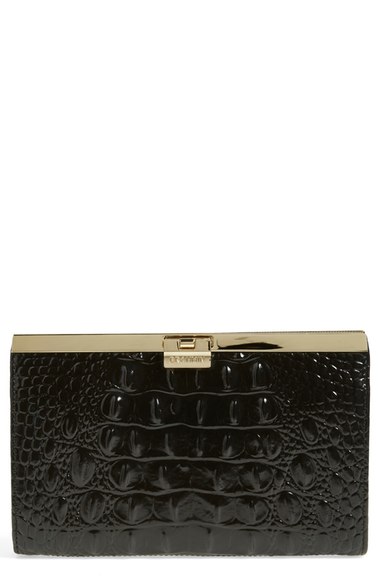Brahmin 'Tillie' Croc Embossed Leather Clutch (Nordstrom Exclusive) anniversary sale handbags clutch bag
