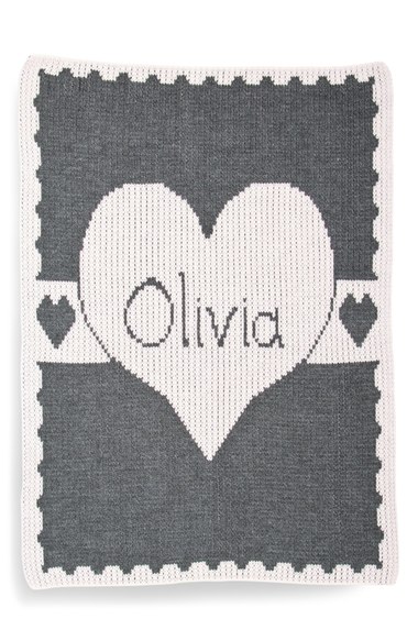 Butterscotch Blankees 'Heart with Banner' Personalized Blanket Nordstrom anniversary sale baby 