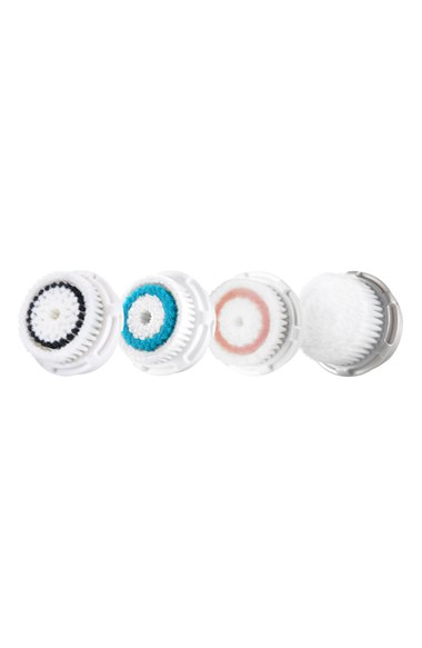 CLARISONIC Brush Head Set ($108 Value) Sensitive Brush Head, Cashmere Cleanse Luxe Brush Head, Radiance Brush Head, Deep Pore Brush Head, Nordstrom anniversary sale beauty