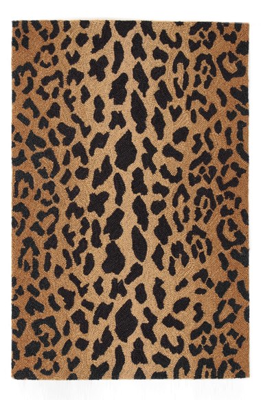 DASH & ALBERT Leopard Print Wool Rug Brown 2016 Nordstrom anniversary sale home decor