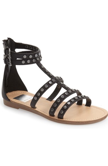 Dolce Vita Footwear Studded Gladiator Sandal (Toddler, Little Kid & Big Kid) Black Stella Nordstrom