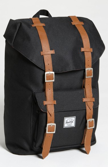 Herschel Supply Co. 'Little America - Mid Volume' Backpack Black designer backpacks back to school high school college students