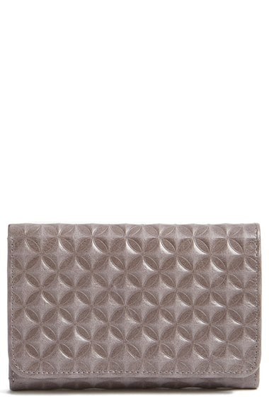 Hobo 'Jill' Embossed Leather Wallet Granite Nordstrom anniversary sale handbag wallets
