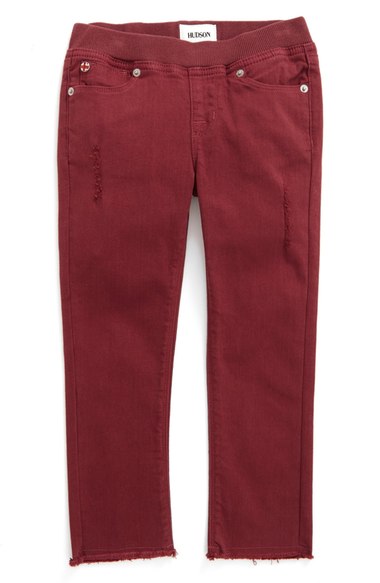 Hudson Kids Distressed Skinny Jeans (Toddler Girls & Little Girls) Tango Red Nordstrom anniversary sale little girls clothing