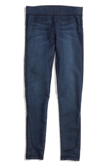  Joe's 'Off Duty' Pull-On Denim Leggings (Toddler Girls & Little Girls) Paige Nordstrom anniversary sale little girls fashion back to school