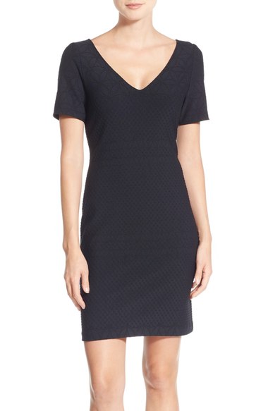 Julia Jordan 'Rio' Jacquard Knit Sheath Dress (Online Only) Black 2016 Nordstrom anniversary sale women's dresses 