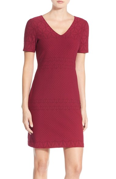 Julia Jordan 'Rio' Jacquard Knit Sheath Dress (Online Only) Passion Nordstrom anniversary sale women's dresses 