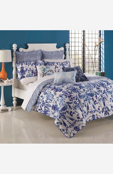 KAS Designs 'Beatriz' Duvet Cover Set Indigo White 2016 nordstrom anniversary sale home decor