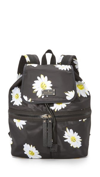 Kate Spade New York Marin Backpack Black Falling Daisy back to school backpacks designer 