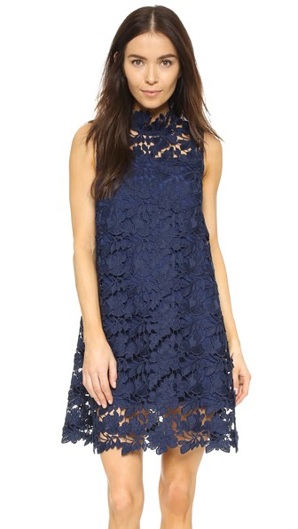 Keepsake Acoustic Lace Tunic Dress Blue wedding season 