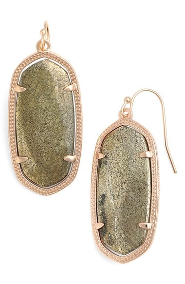 Kendra Scott 'Elle' Drop Earrings pyrite rose gold 2016 Nordstrom anniversary sale jewelry