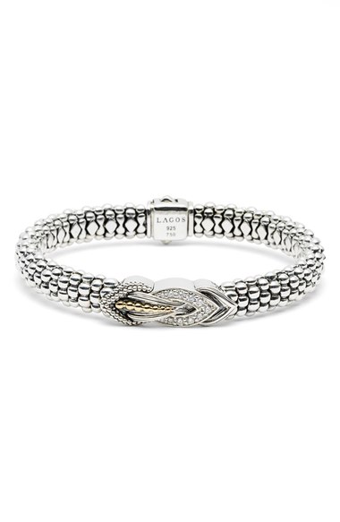 LAGOS Small Diamond Caviar Bracelet Silver Nordstrom anniversary sale women's jewelry