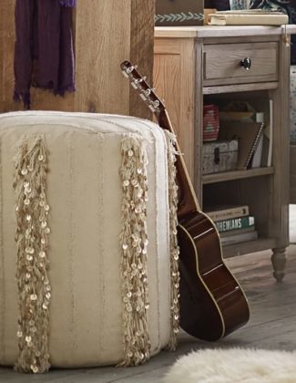 Lennon & Maisy Moroccan Vanity Stool Pottery Barn Teen