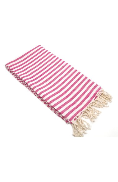 Linum Home Textiles 'Fun in the Sun' Turkish Pestemal Towel Fringe Bumble Gum Pink 2016 Nordstrom anniversary sale home decor