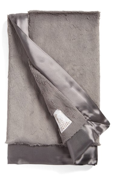 Little Giraffe 'Luxe' Baby Blanket Charcoal Nordstrom anniversary sale baby 