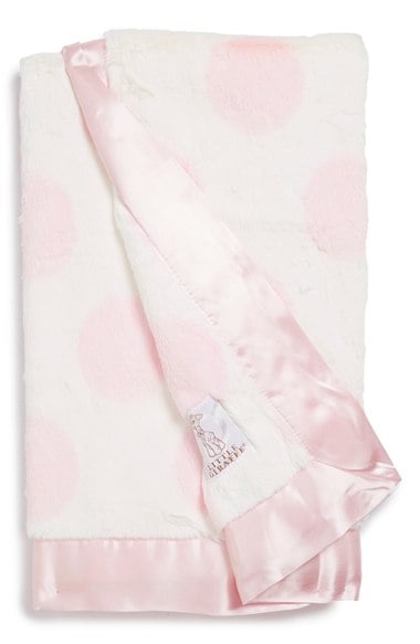 Little Giraffe 'Luxe Spot™' Blanket Pink Nordstrom anniversary sale baby blankie