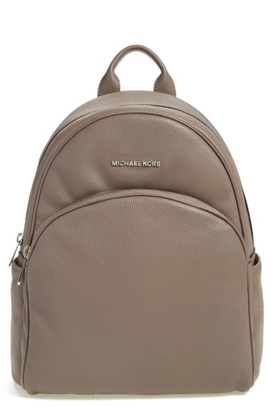 MICHAEL Michael Kors 'Large Jet Set' Backpack Cinder Silver Nordstrom anniversary sale handbags backpacks women 2016 back to school
