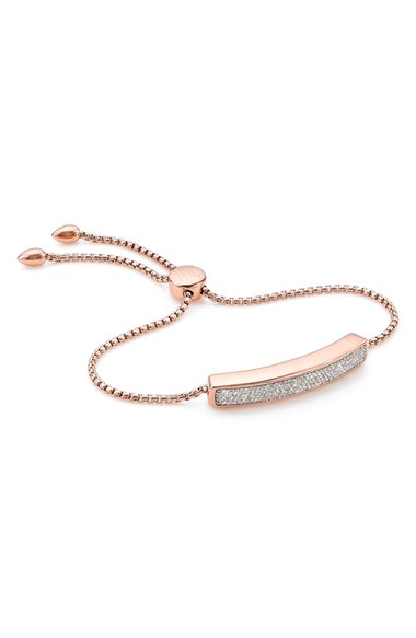 MONICA VINADER 'Baja' Pavé Diamond Bracelet Rose Gold Diamond Nordstrom anniversary sale women's jewelry