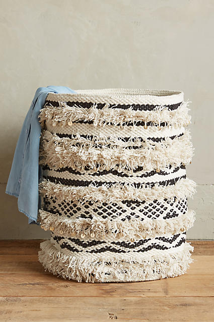 Moroccan Wedding Blanket Basket Hamper Anthropologie 20% off sale