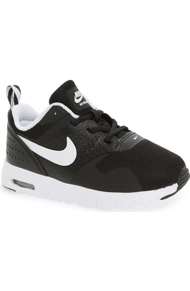 Nike 'Air Max Tavas' Sneaker (Baby, Walker, Toddler & Little Kid) Black White Nordstrom anniversary sale baby 