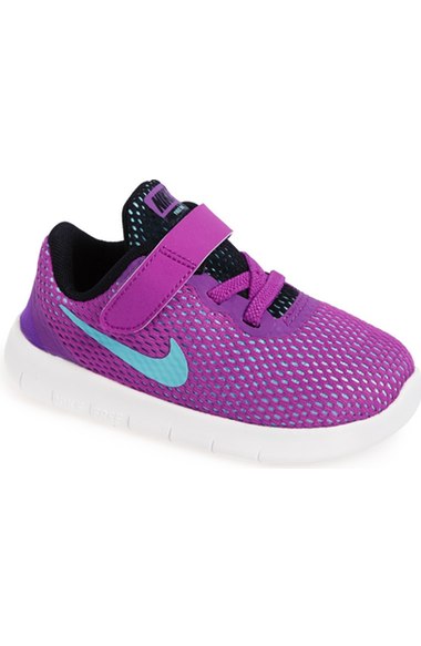 Nike 'Free 5.0' Athletic Shoe (Baby, Walker & Toddler) Hyper Violet Nordstrom anniversary sale baby shoes