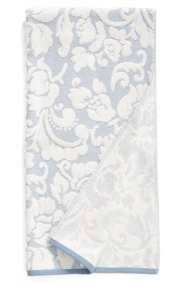 Nordstrom at Home 'Pearl Flora' Bath Towel Blue Chambray anniversary sale