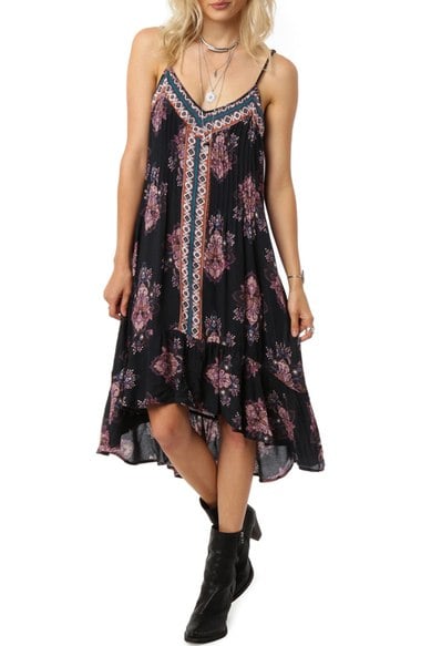 O'Neill 'Marquita' Print High/Low Dress Pavement high low hem dresses