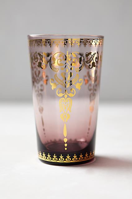 Palace Trellis Glass Purple Motif Anthropologie 