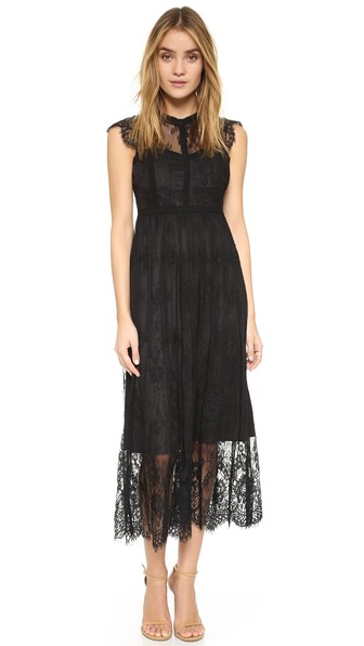 Parker Black Tesoro Lace Dress  lace dresses summer wedding guest season