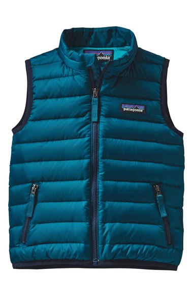 Patagonia Water Repellent Down Sweater Vest (Baby Boys) Deep Sea Blue Nordstrom anniversary sale baby boy