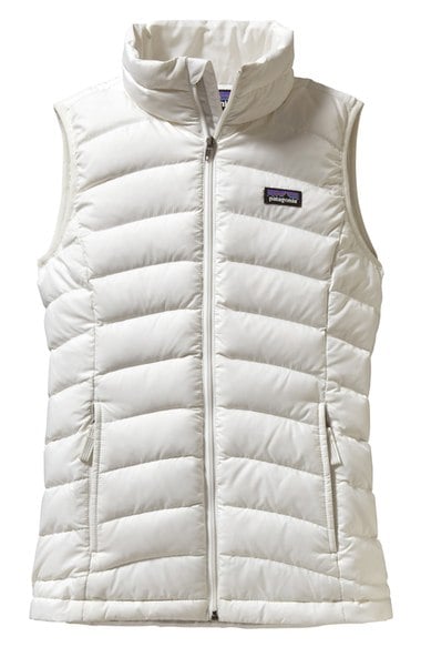 Patagonia Windproof & Water Resistant Down Sweater Vest (Little Girls & Big Girls) Birch White Nordstrom anniversary sale little girls fashion