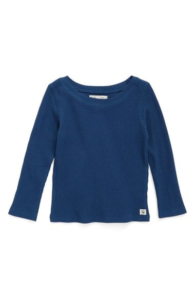 Peek 'Little Peanut' Long Sleeve Thermal T-Shirt (Baby Boys) Bright Blue Nordstrom anniversary sale baby boy