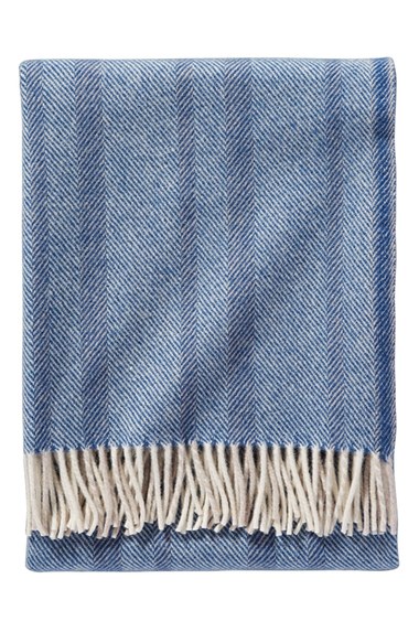 Pendleton Fringe Eco-Wise Wool Blanket Marine Blue Nordstrom anniversary sale 
