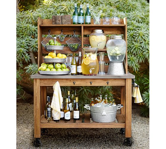 Pottery Barn ABBOTT ISLAND BUFFET HUTCH pottery barn outdoor furniture sale 