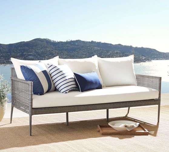 Pottery Barn CAMMERAY ALL-WEATHER WICKER SOFA pottery barn outdoor furniture sale extra 15% off 