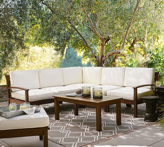 Pottery Barn CHATHAM SECTIONAL SET pottery barn outdoor furniture sale