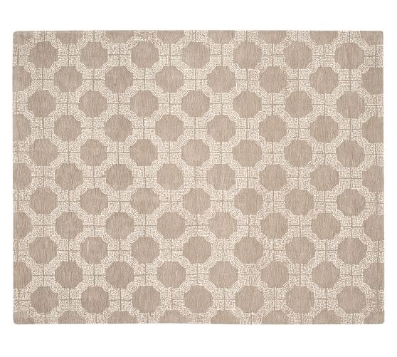 Pottery Barn DARRIN TUFTED RUG - TAUPE pottery barn summer warehouse clearance sale