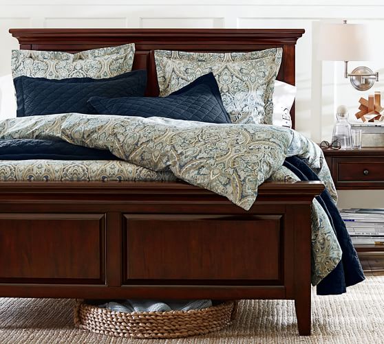 Pottery Barn HUDSON BED & HEADBOARD pottery barn summer warehouse clearance sale