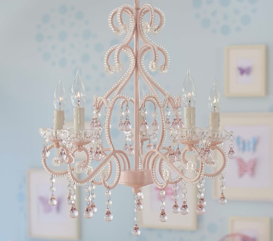 Pottery Barn Kids Pink Lydia Chandelier pottery barn kids buy more save more sale